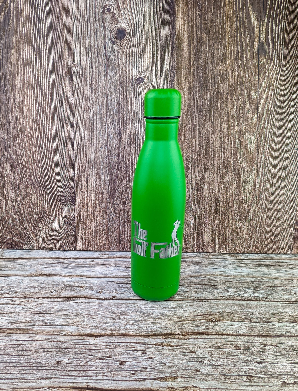 500ml Green Bottle The golf father - A & C Creative Concoctions