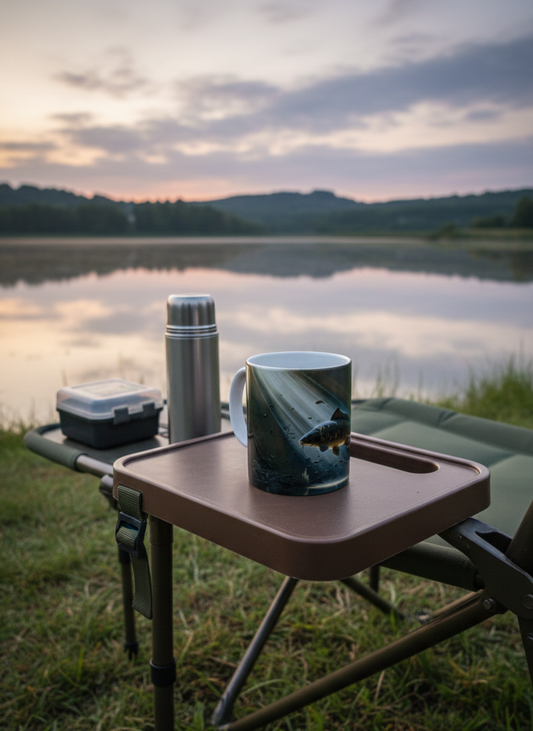 Premium 11oz Mirror Carp Ceramic Fishing Mug