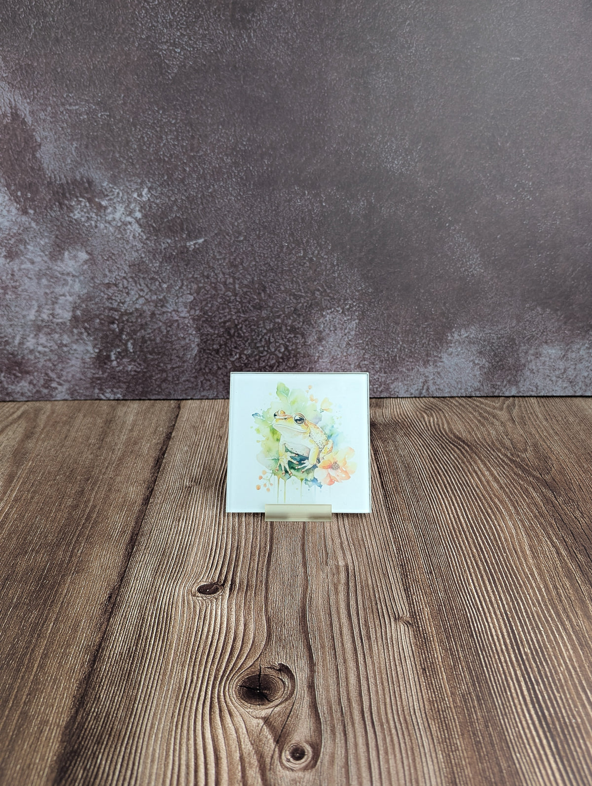 Watercolour animals - glass coasters - A & C Creative Concoctions