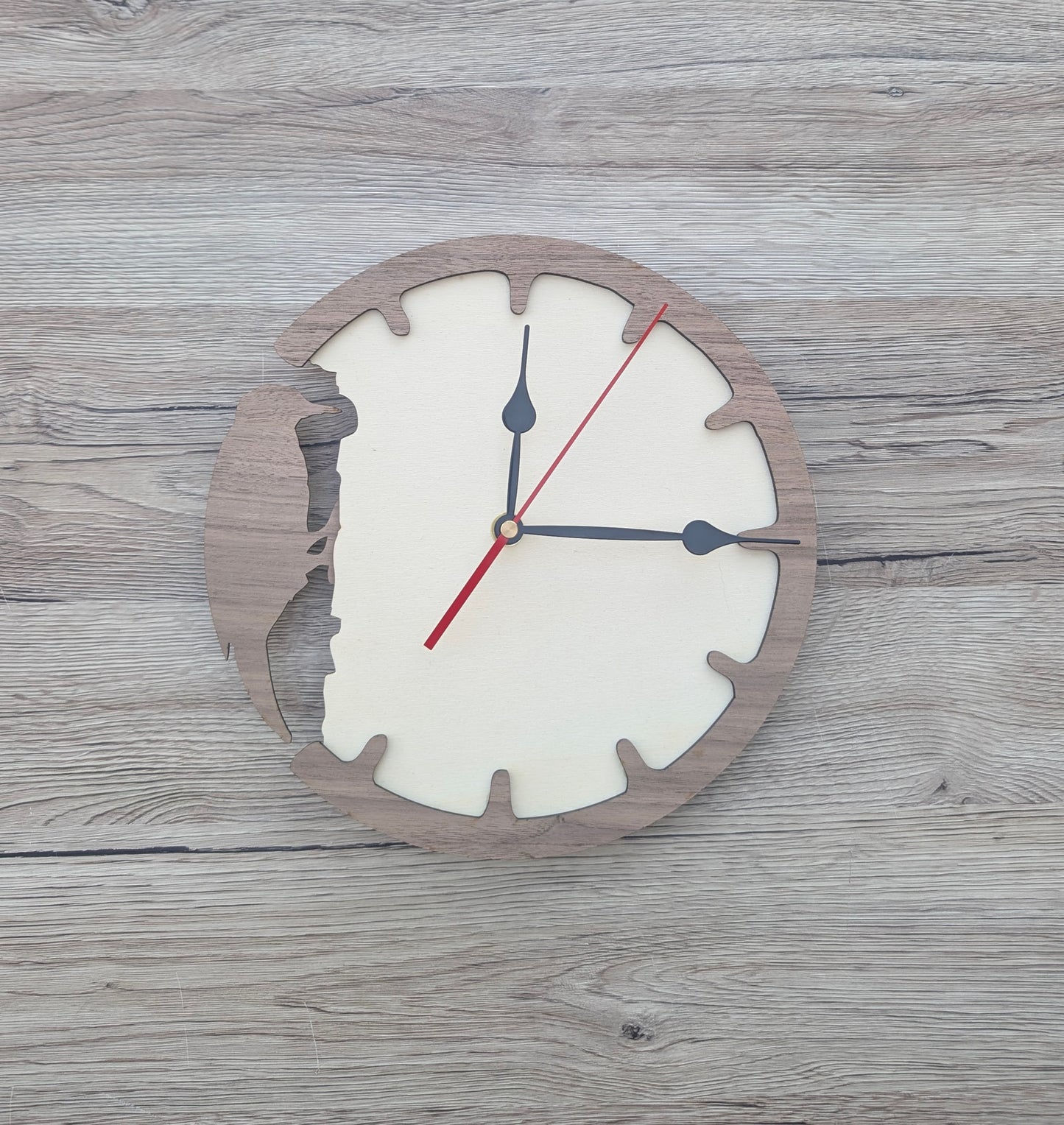 Woodpecker Clock - A & C Creative Concoctions