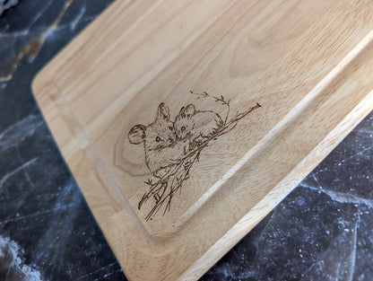 Field Mice Rectangle Cutting Board - A & C Creative Concoctions