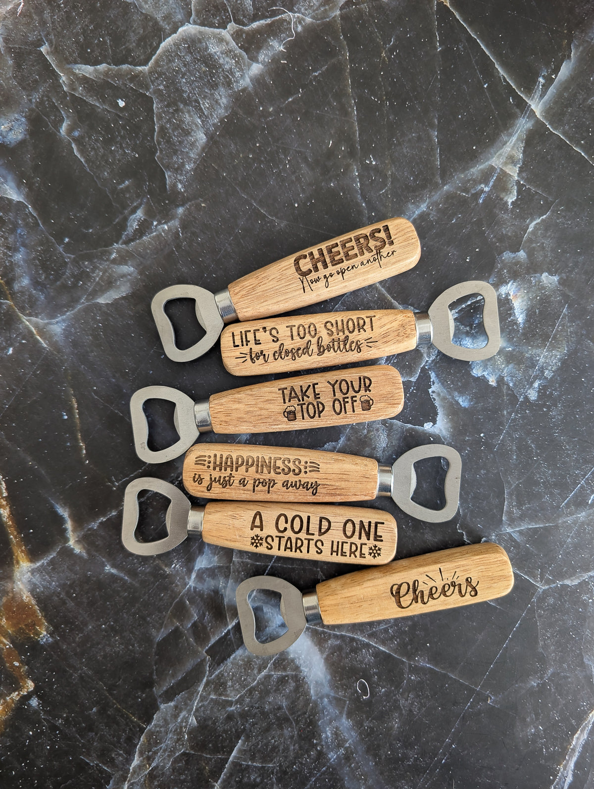 Blank wooden bottle openers - A & C Creative Concoctions