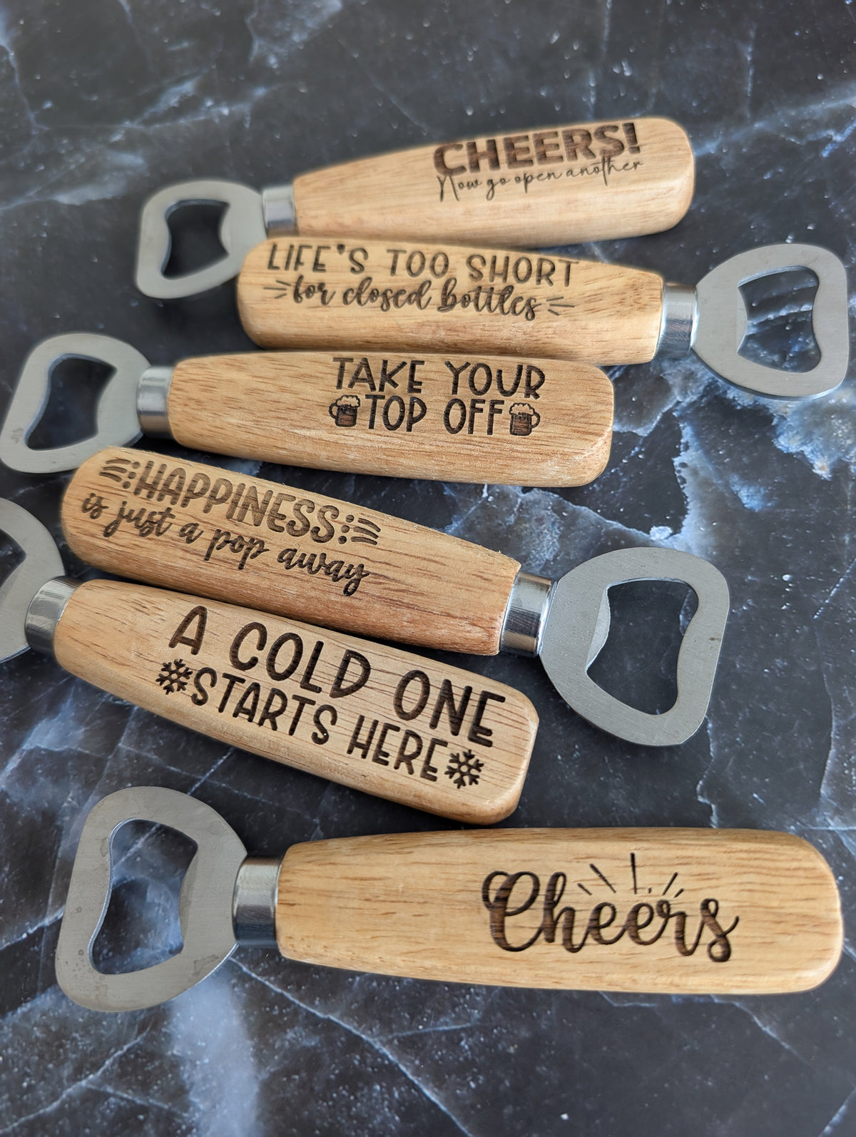 Blank wooden bottle openers - A & C Creative Concoctions