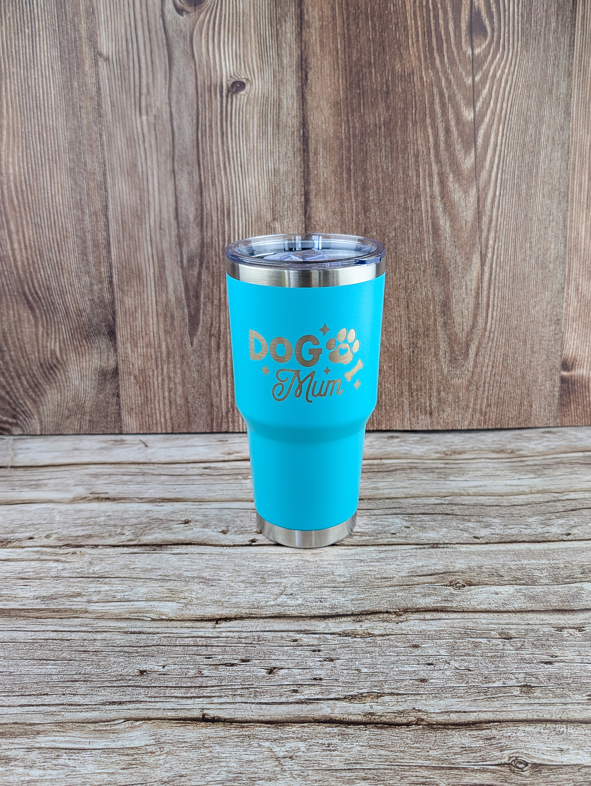 30oz Dog Mum Turquoise - A & C Creative Concoctions