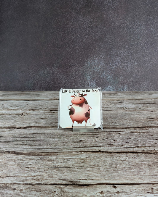 Funny animal coasters Board Coaster - A & C Creative Concoctions