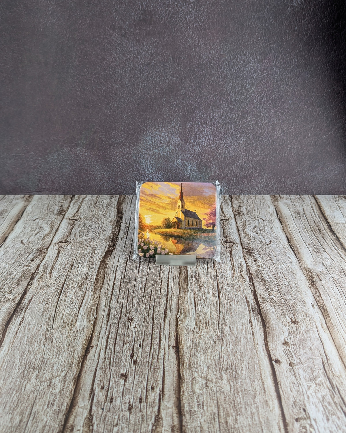 Spring Church coasters Board Coaster - A & C Creative Concoctions