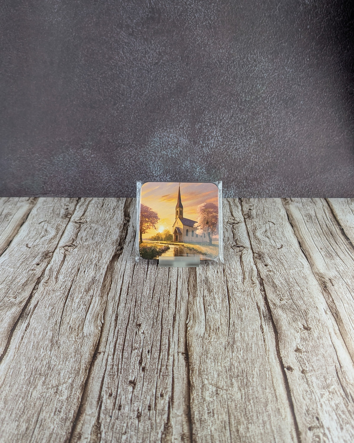 Spring Church coasters Board Coaster - A & C Creative Concoctions
