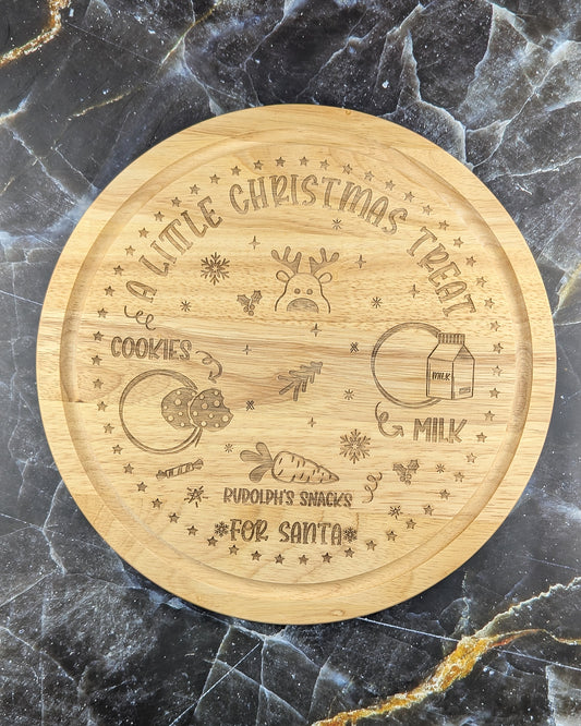 30cm round board - A little christmas treat - A & C Creative Concoctions