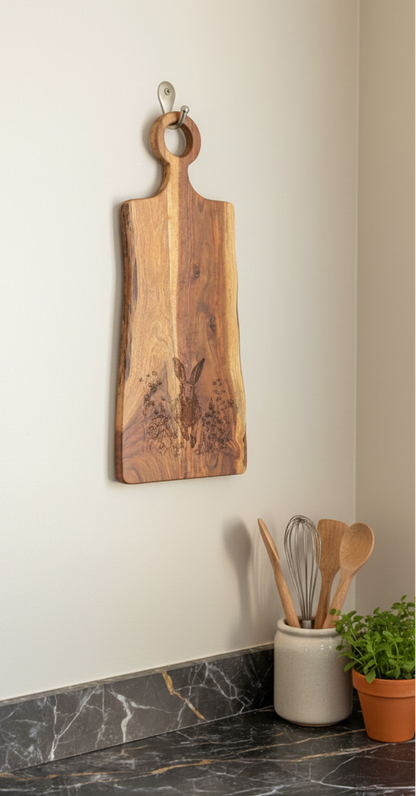 Hare Acacia Server Board 65cm x 25cm