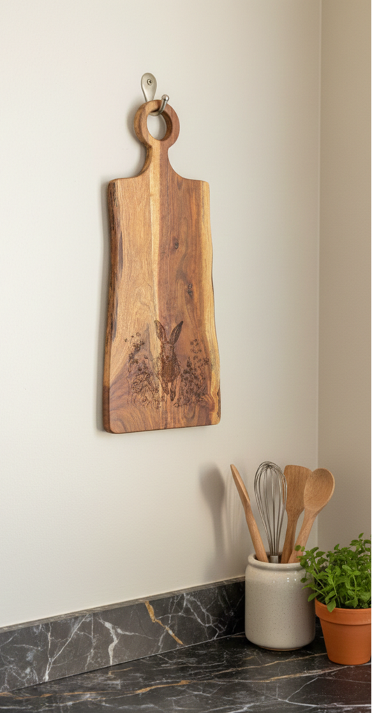 Hare Acacia Server Board 65cm x 25cm