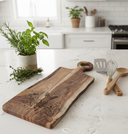 Hare Acacia Server Board 65cm x 25cm