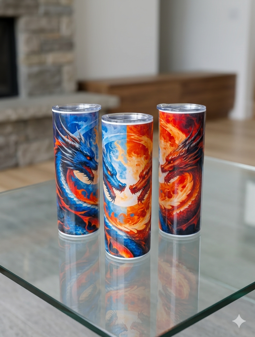 Dragons 20oz Skinny Tumbler