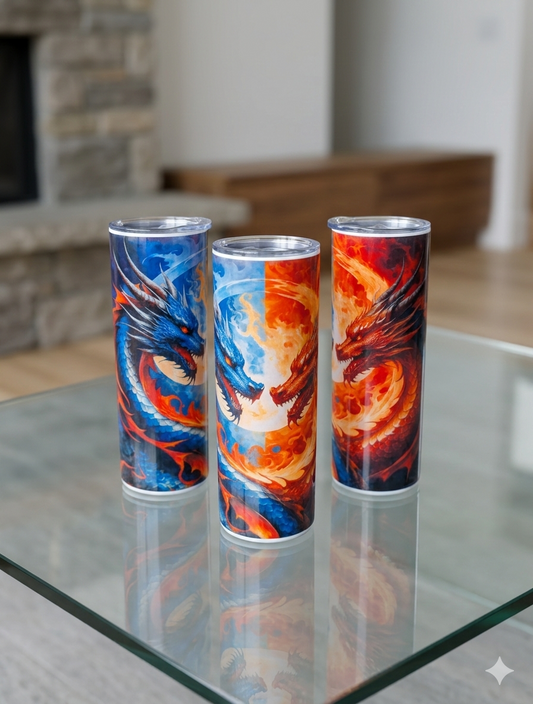 Dragons 20oz Skinny Tumbler