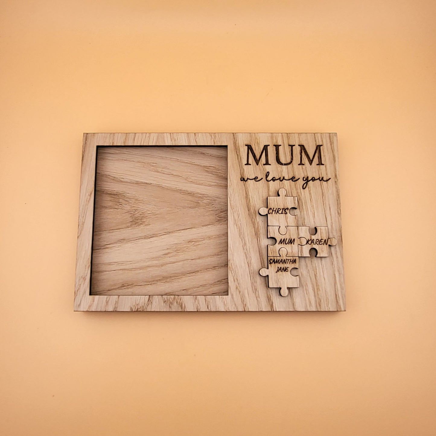Puzzle piece picture frame - A & C Creative Concoctions