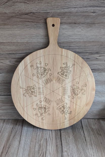 Blank Hanging Pizza Board - A & C Creative Concoctions