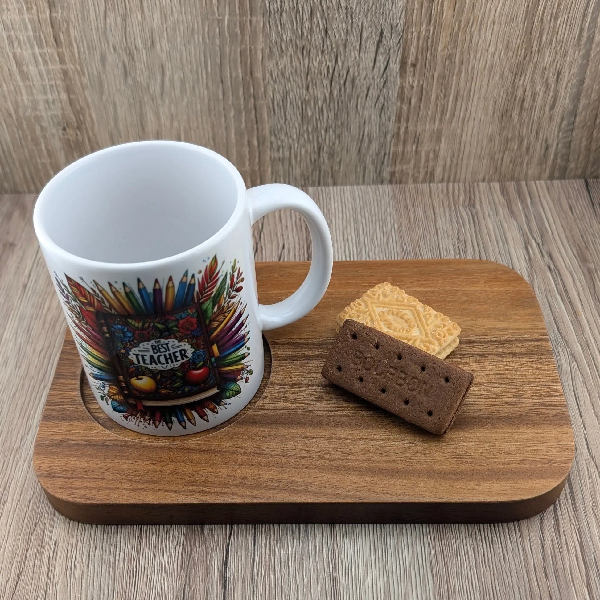 Acacia Biscuit Board - Serving Tray for Snacks and Treats - A & C Creative Concoctions