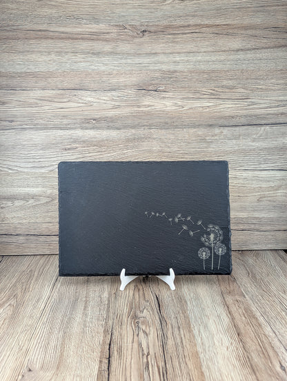 Slate Placemat & Coaster Set Floral - A & C Creative Concoctions