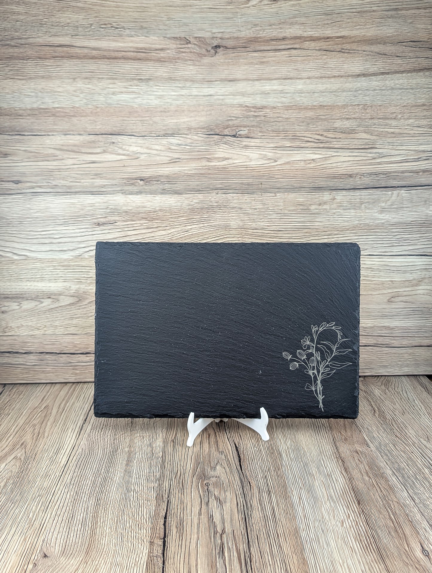 Slate Placemat & Coaster Set Floral - A & C Creative Concoctions