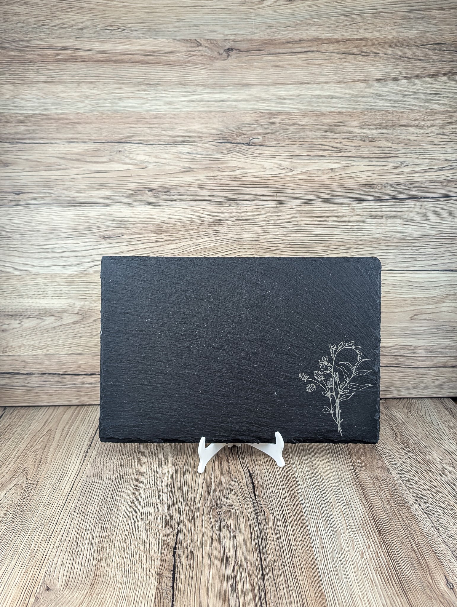 Slate Placemat & Coaster Set Floral - A & C Creative Concoctions