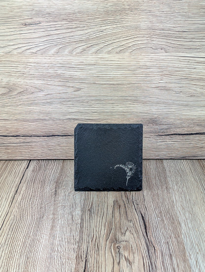 Slate Placemat & Coaster Set Floral - A & C Creative Concoctions