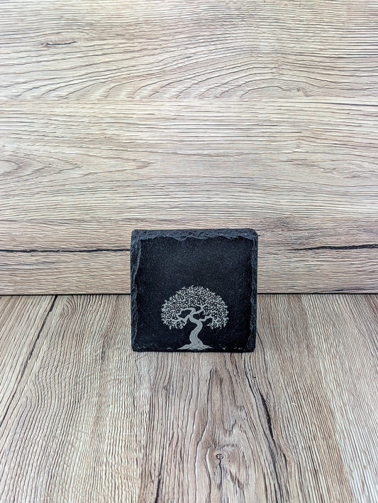 Slate Placemat & Coaster Set Tree Blossom - A & C Creative Concoctions