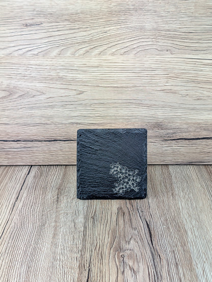 Slate Placemat & Coaster Set Tree Blossom - A & C Creative Concoctions