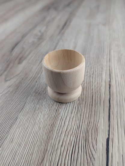 Blank Wooden Egg Cups - A & C Creative Concoctions