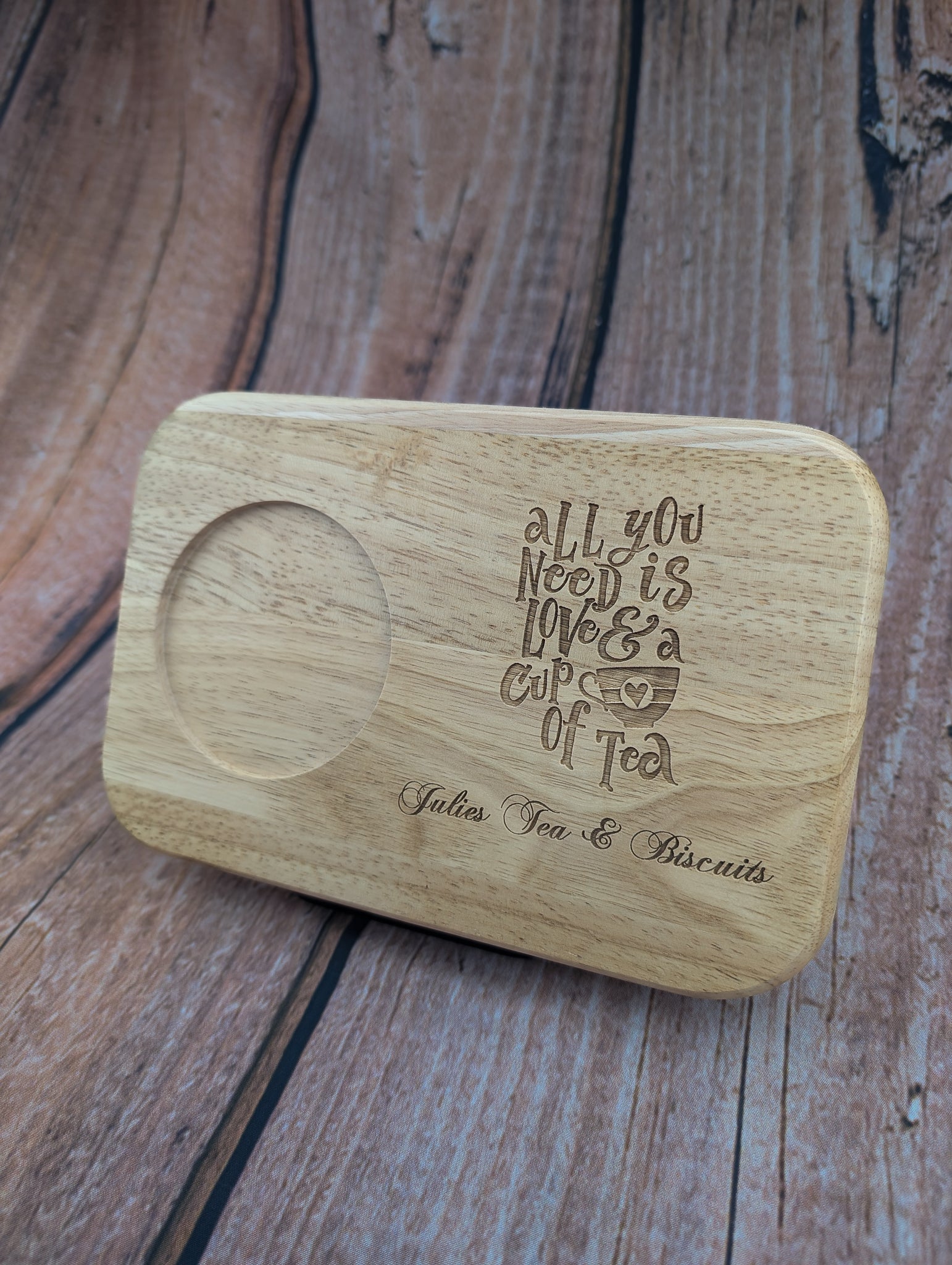 Blank Hevea Biscuit Board - A & C Creative Concoctions