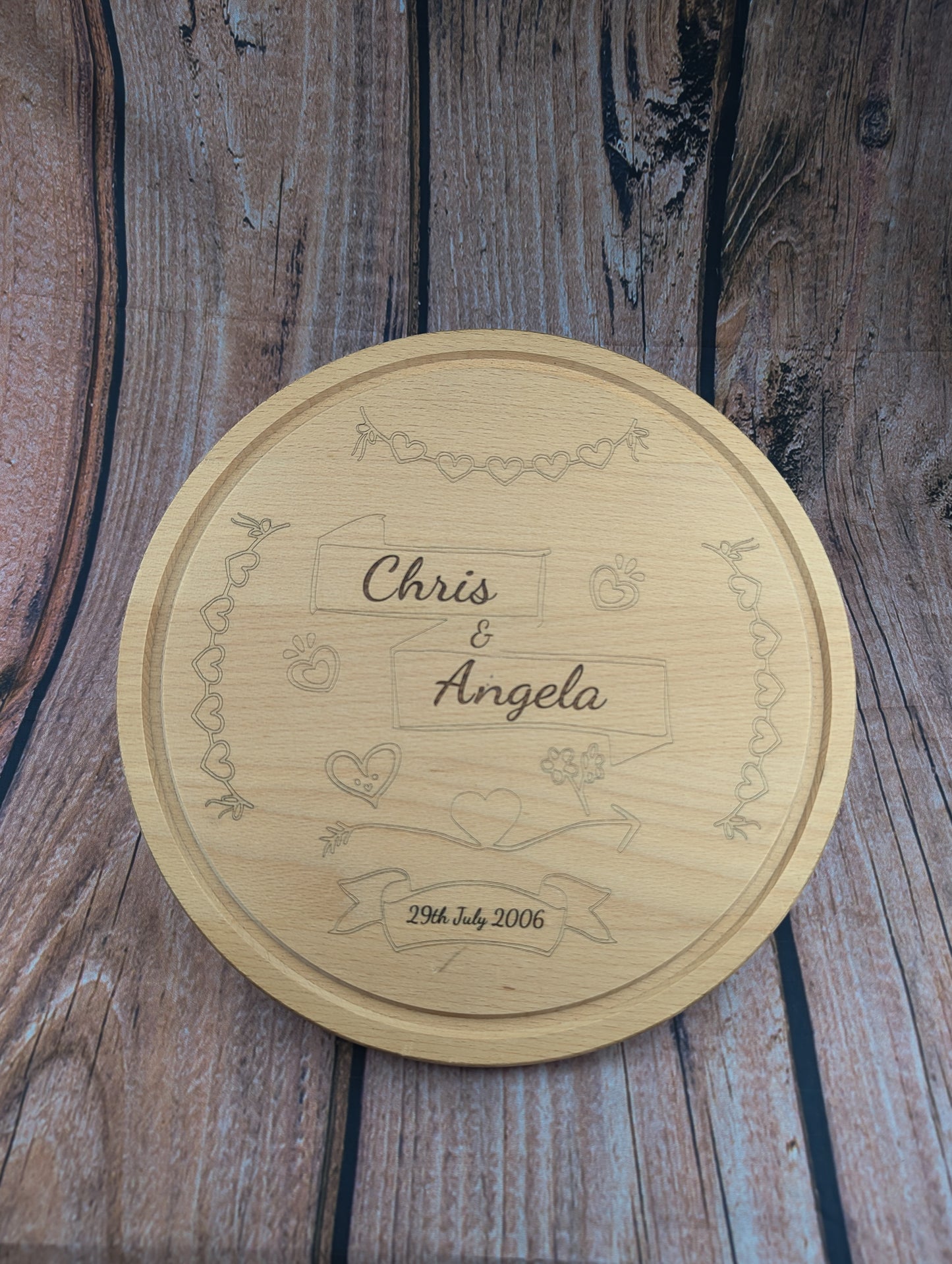 Anniversary / Wedding Board - A & C Creative Concoctions