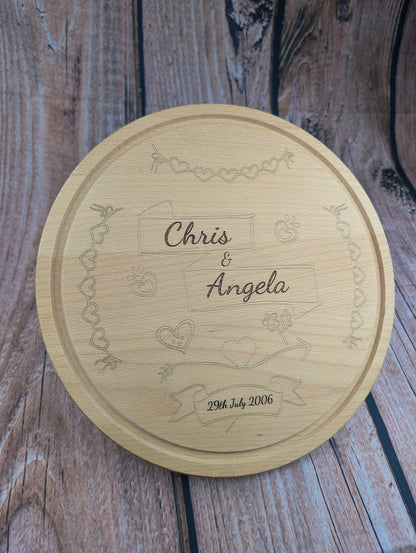 Anniversary / Wedding Board - A & C Creative Concoctions