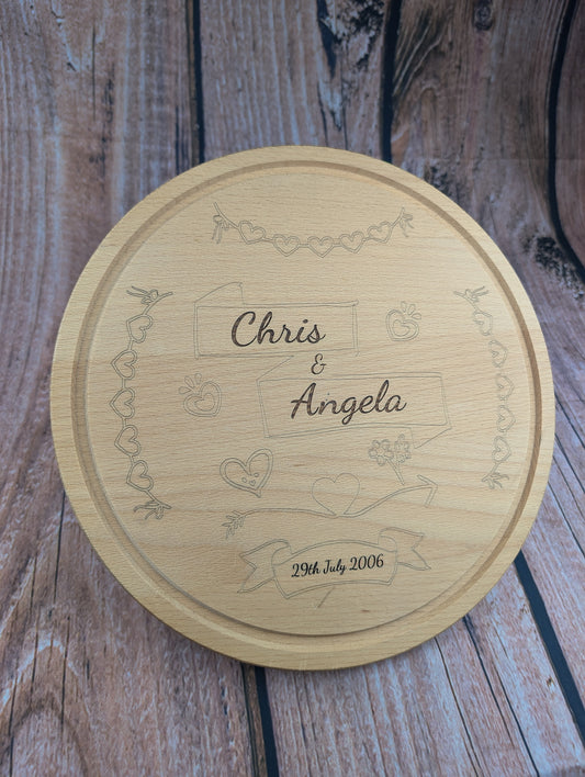 Anniversary / Wedding Board - A & C Creative Concoctions