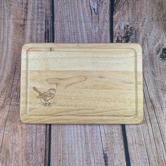 Blue Tit  Rectangle Cutting Board - A & C Creative Concoctions